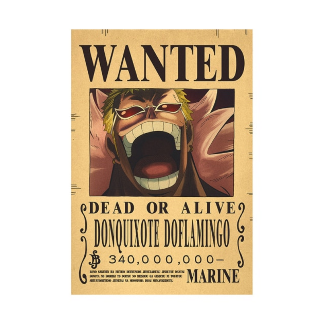 Anime Affisch Doflamingo
