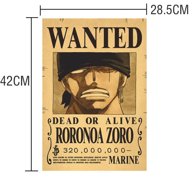 Roronoa Zoro Affisch
