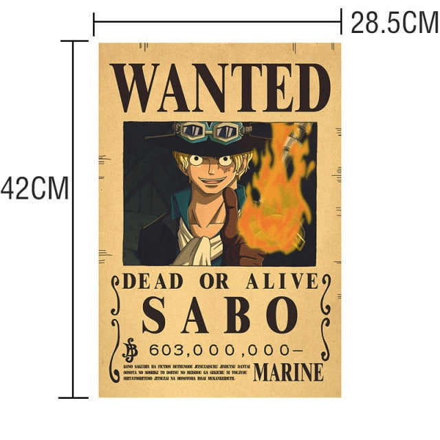 Bounty Poster Sabo