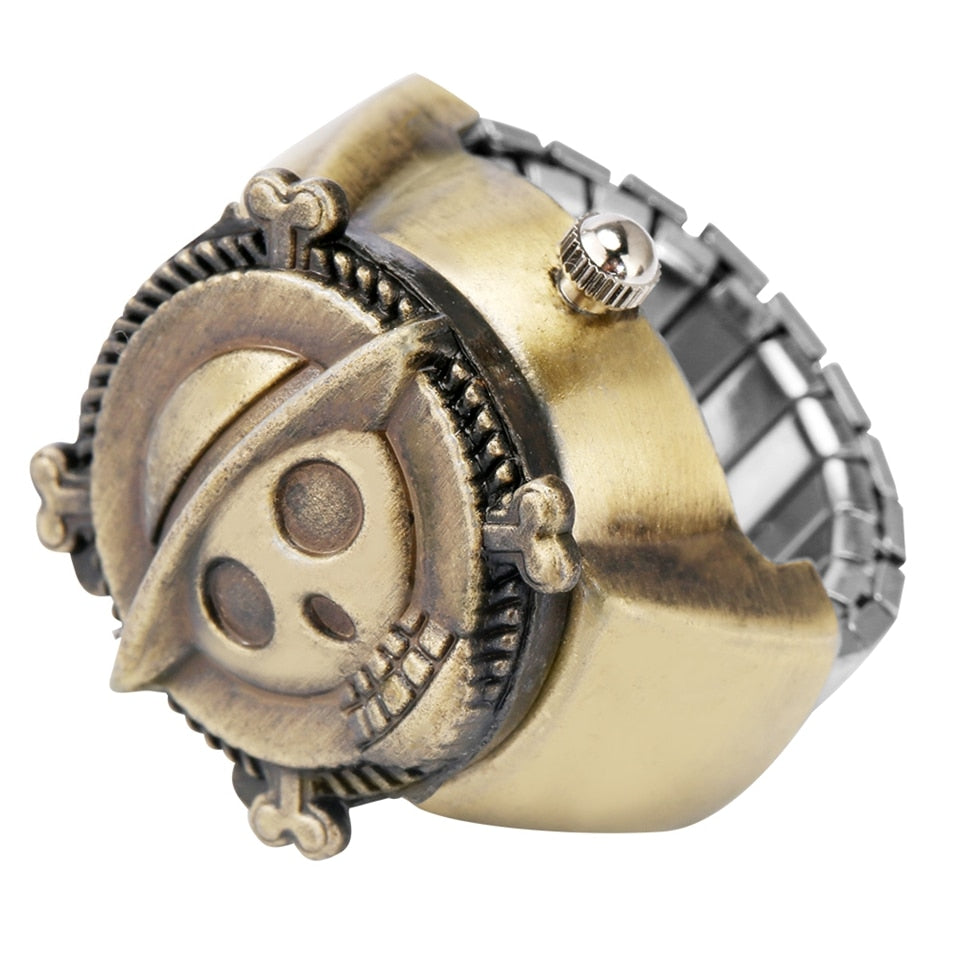 Fingerring Klocka Metall