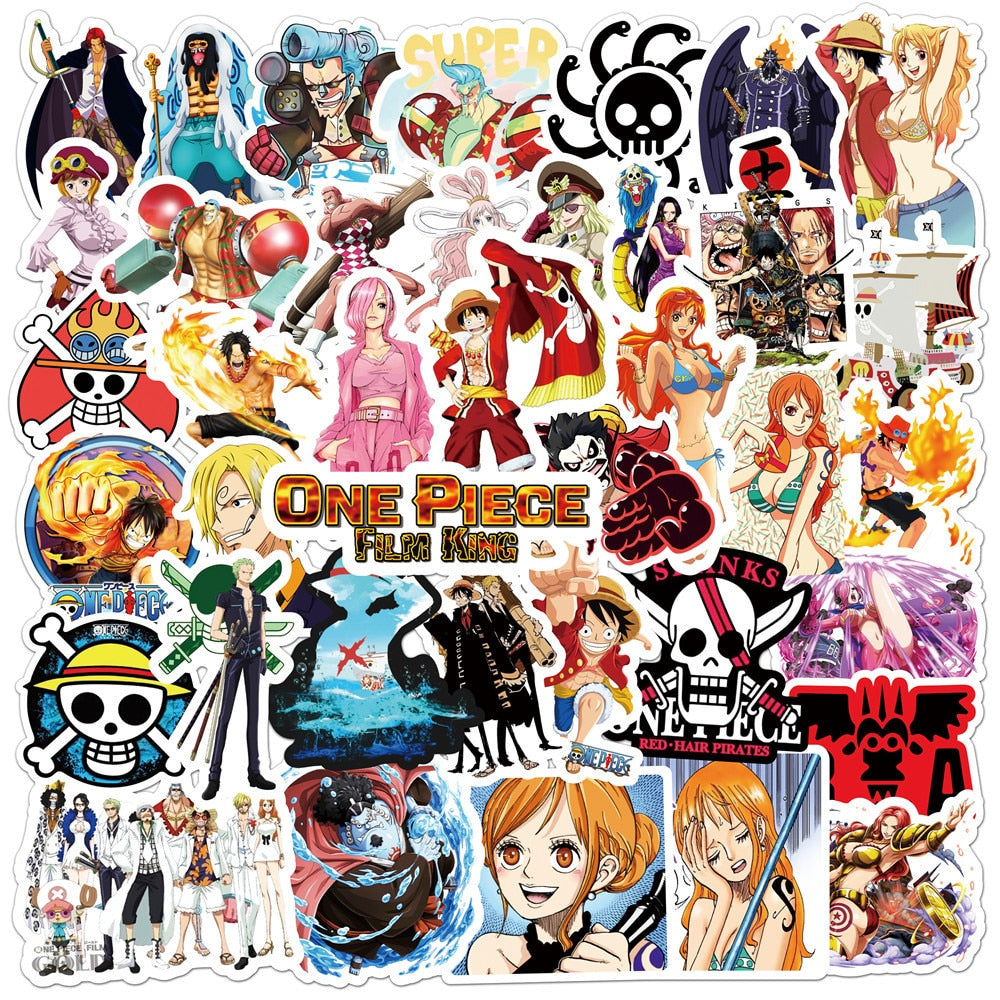 Anime Klistermärken One Piece