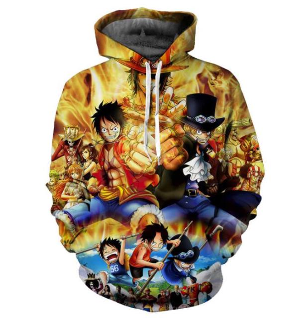 Luffy Hoodie Manga