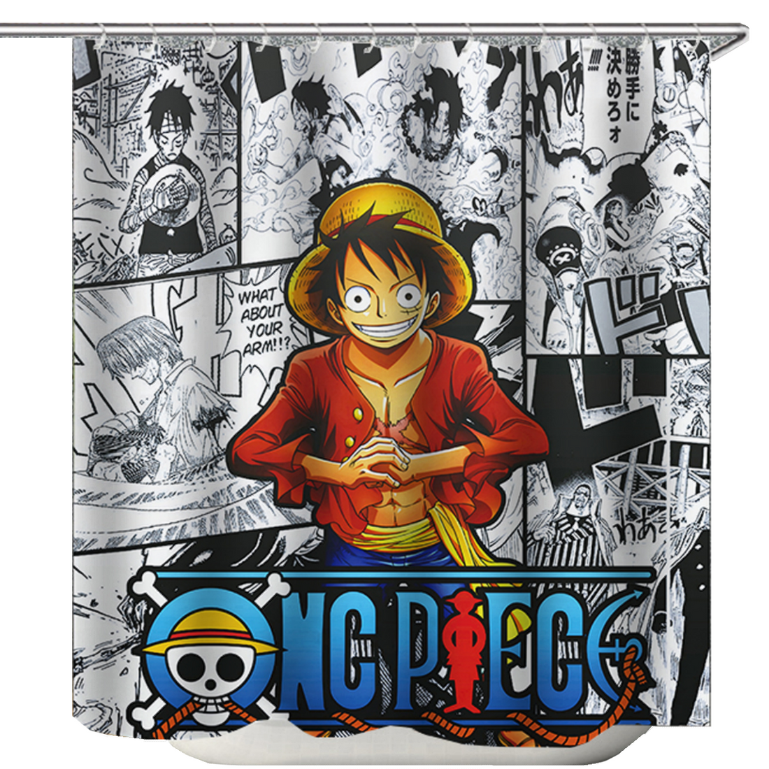 Luffy Duschdraperi Polyester