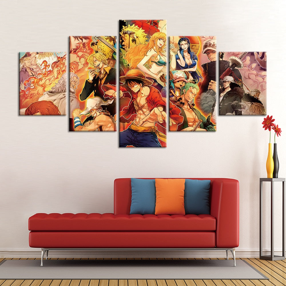 Anime Canvastavla Luffy