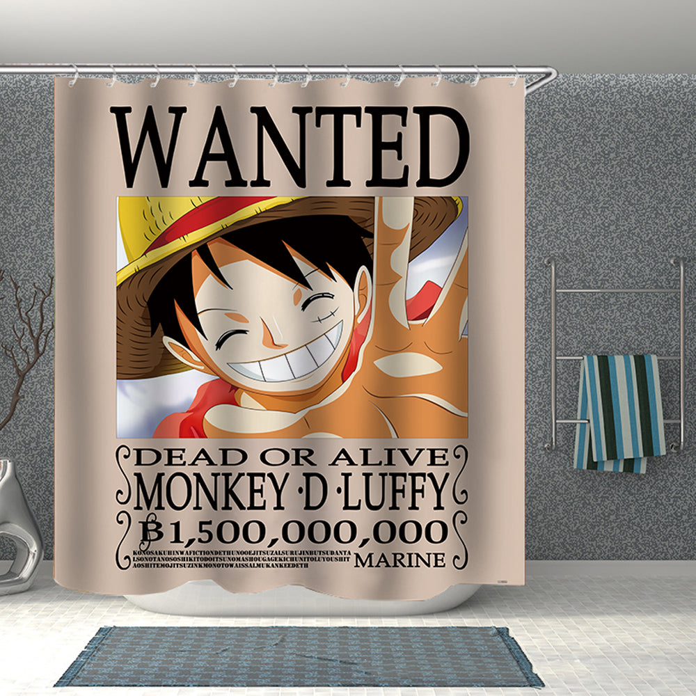 Monkey D. Luffy Duschdraperi
