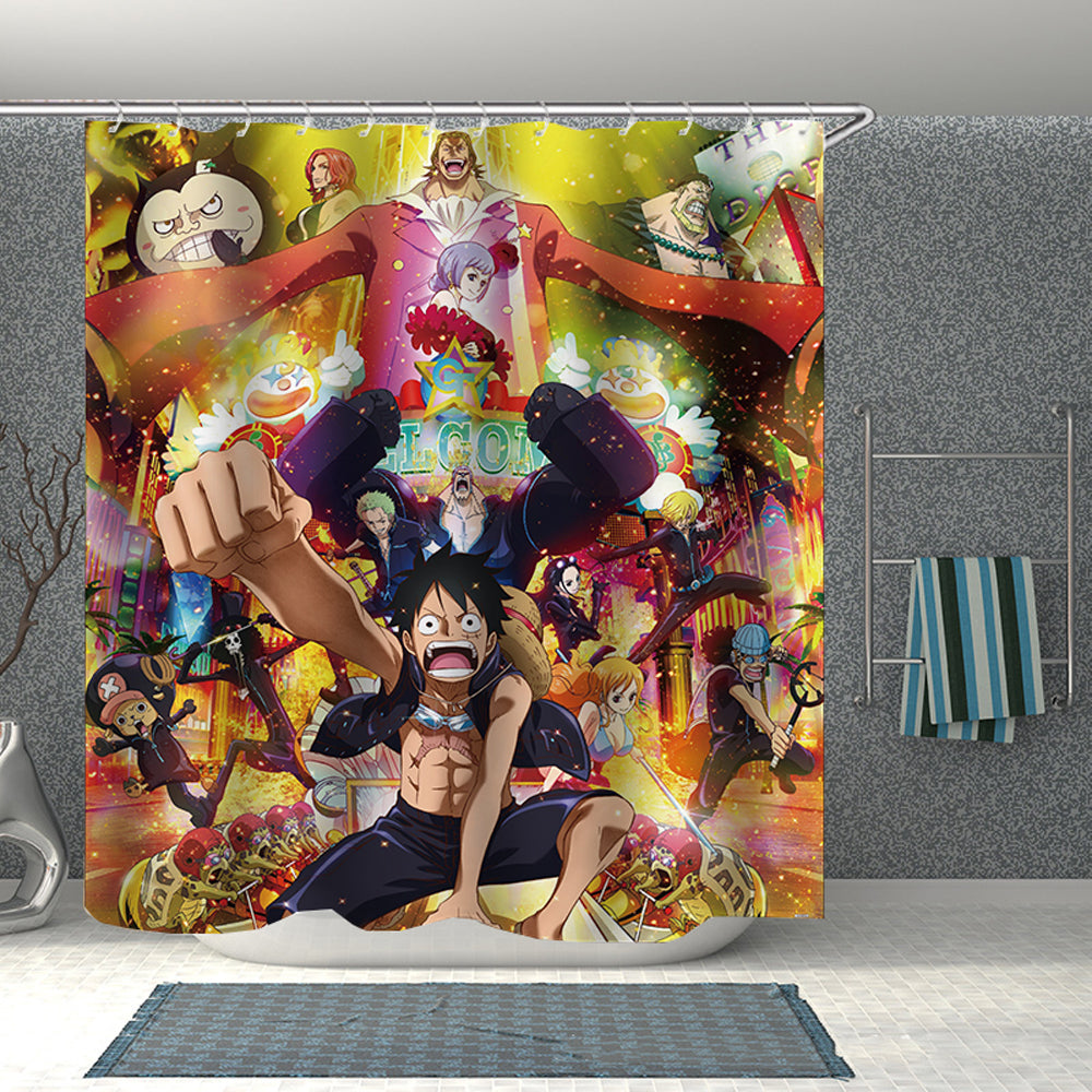Duschdraperi Anime One Piece