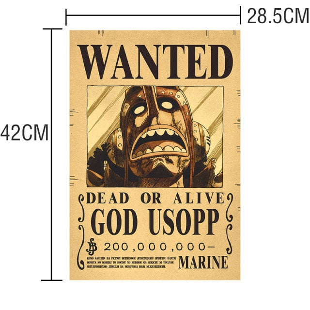 One Piece Bounty Poster