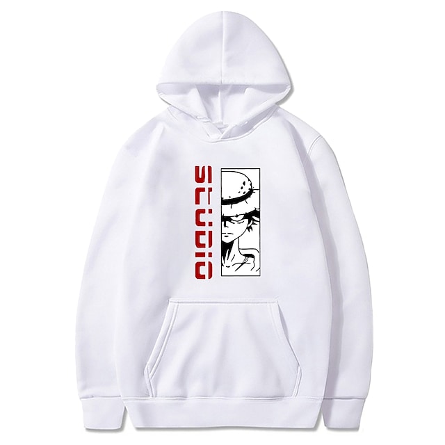 Luffy Hoodie Bomull