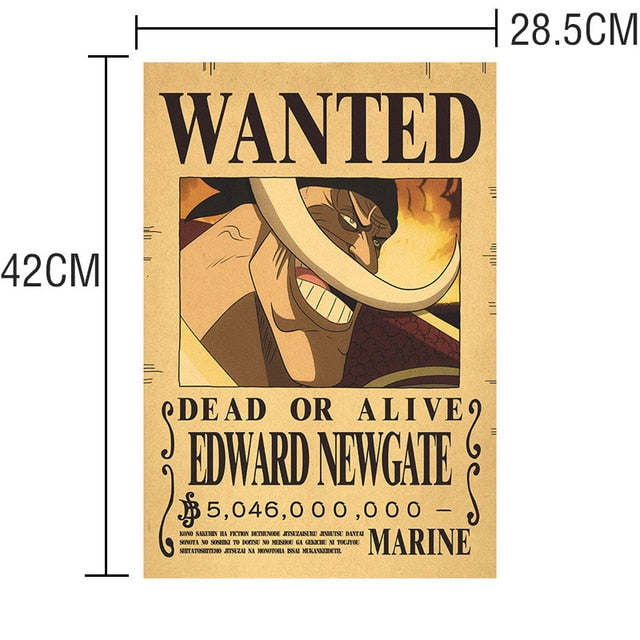 Whitebeard Wanted Poster