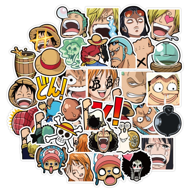 One Piece Klistermärken 