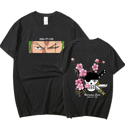 Svart Manga T-Shirt
