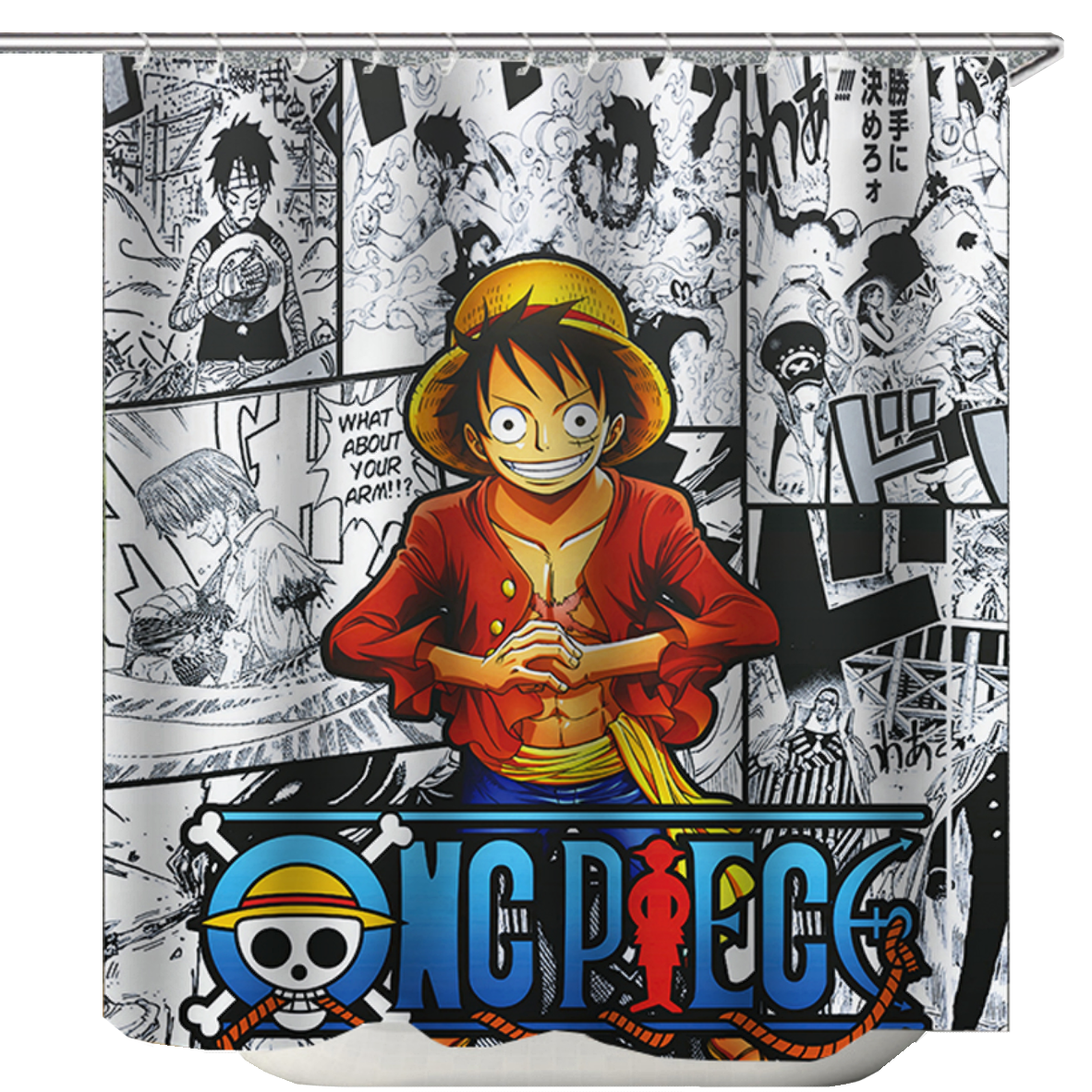 Luffy Duschdraperi Polyester 