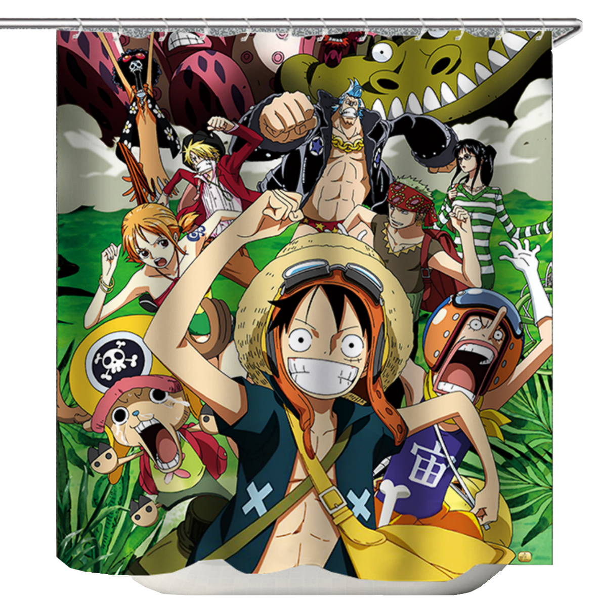 One Piece Duschdraperi 