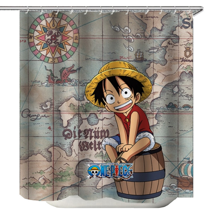 Luffy Duschdraperi Polyester 