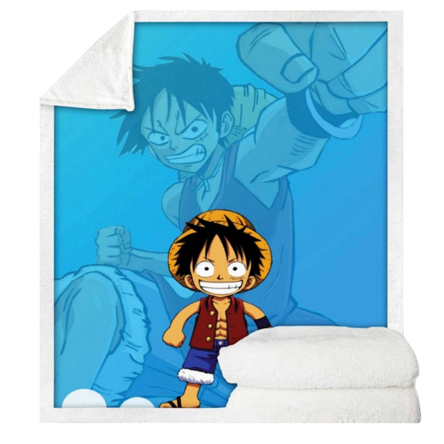 Luffy Pläd Bomull