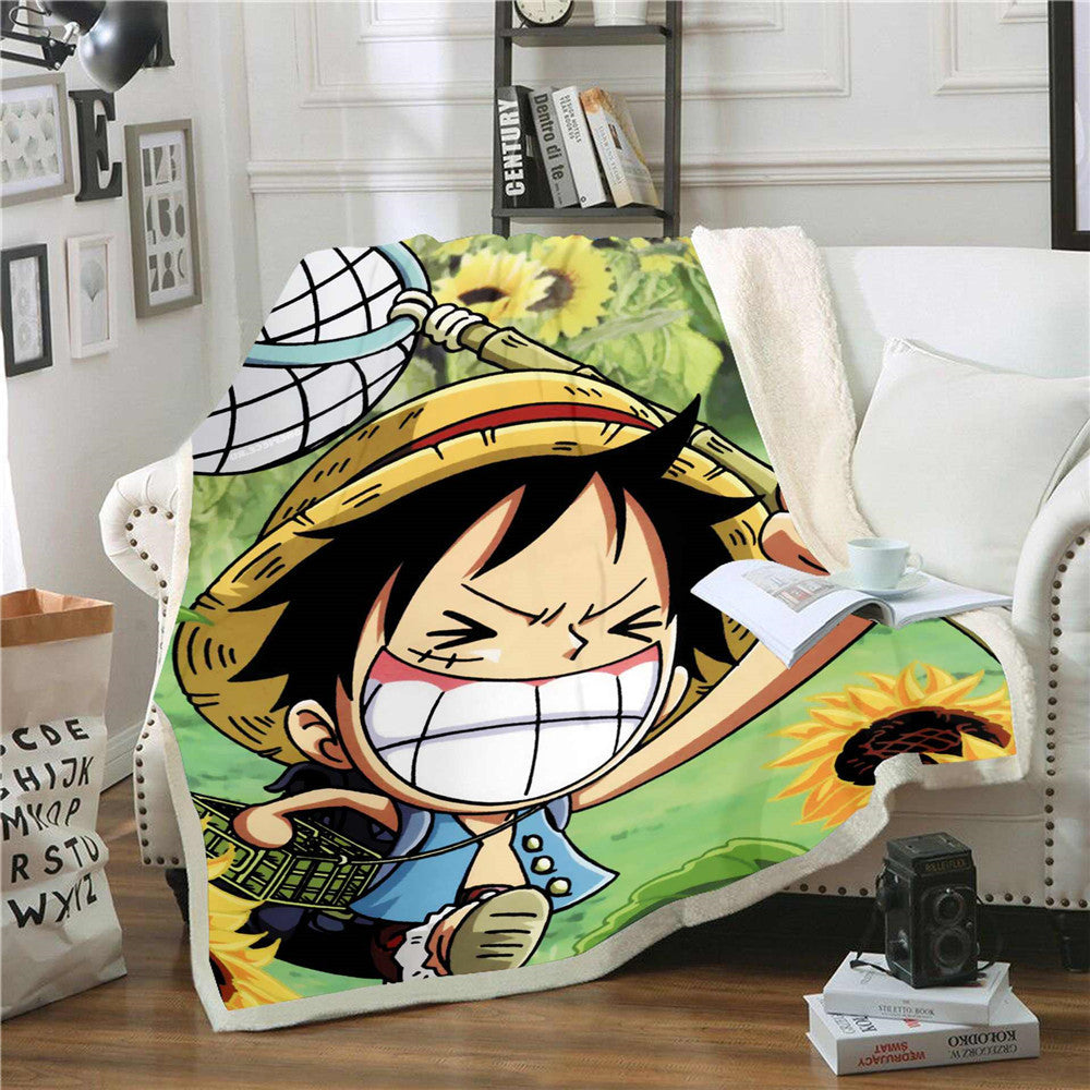 Anime Pläd Luffy 