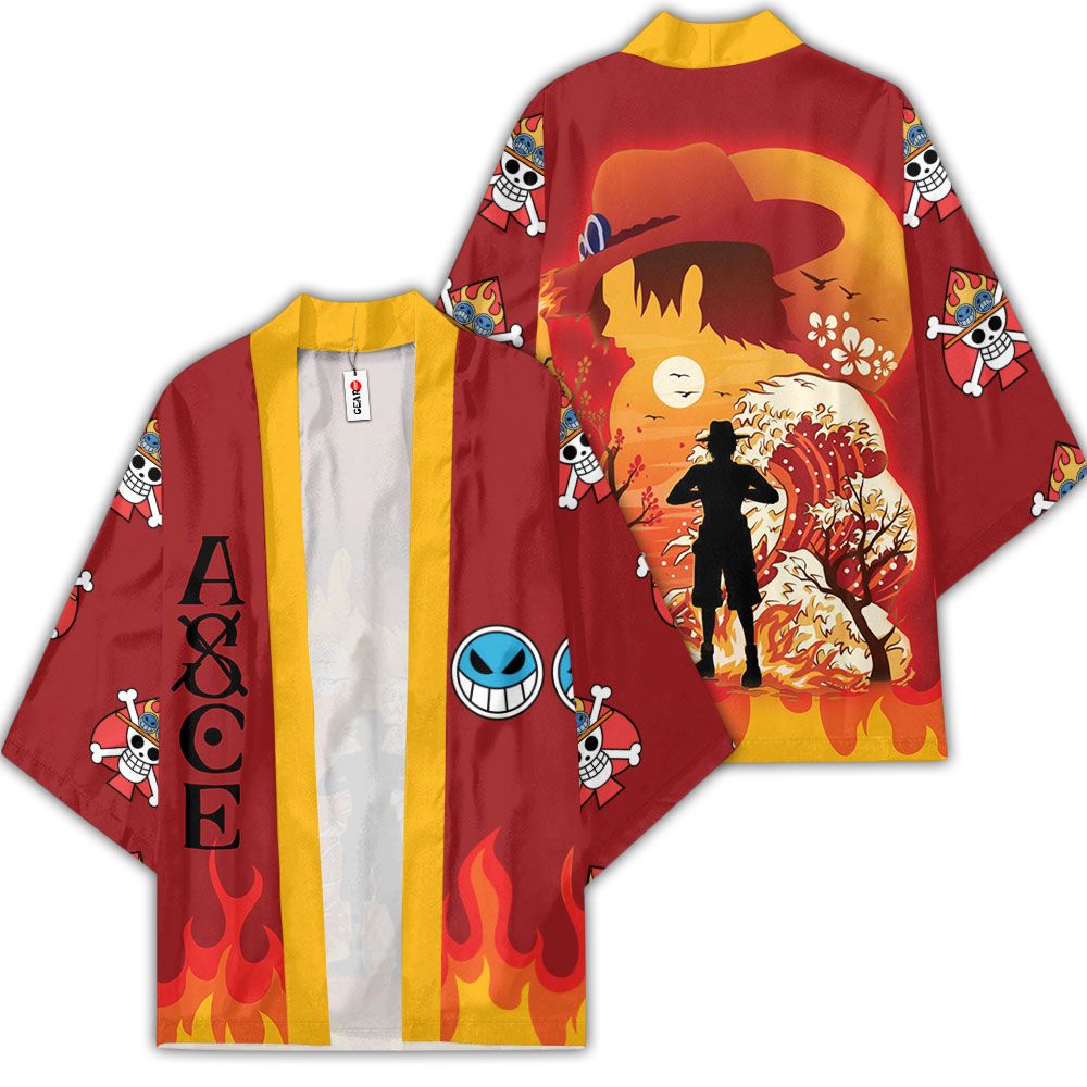 Anime Kimono Ace One Piece