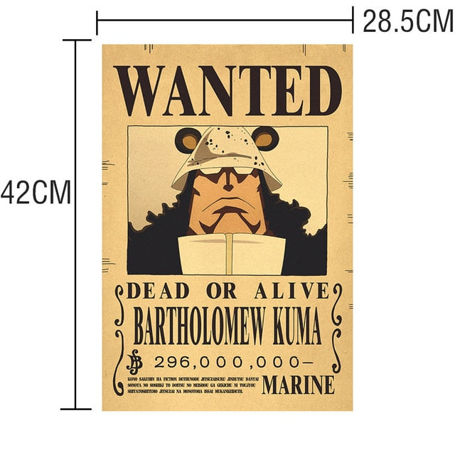 Wanted Poster One Piece