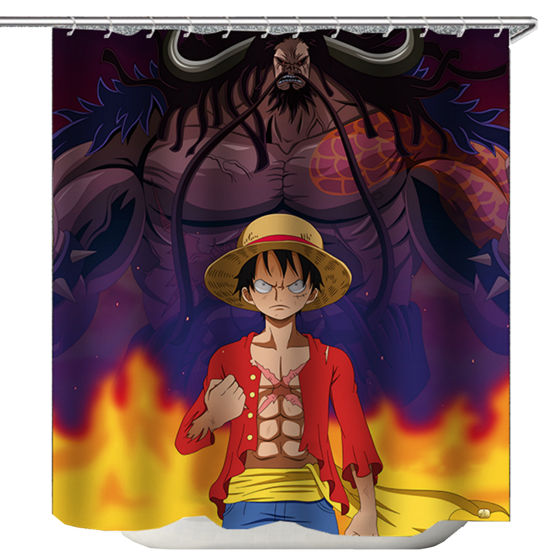 Anime Duschdraperi Luffy