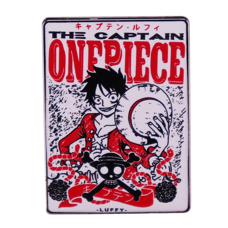 One Piece Enamel Pin