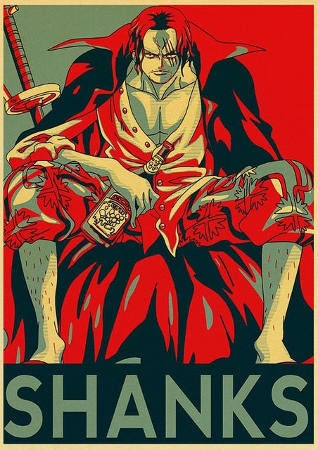 Anime Affisch Shanks
