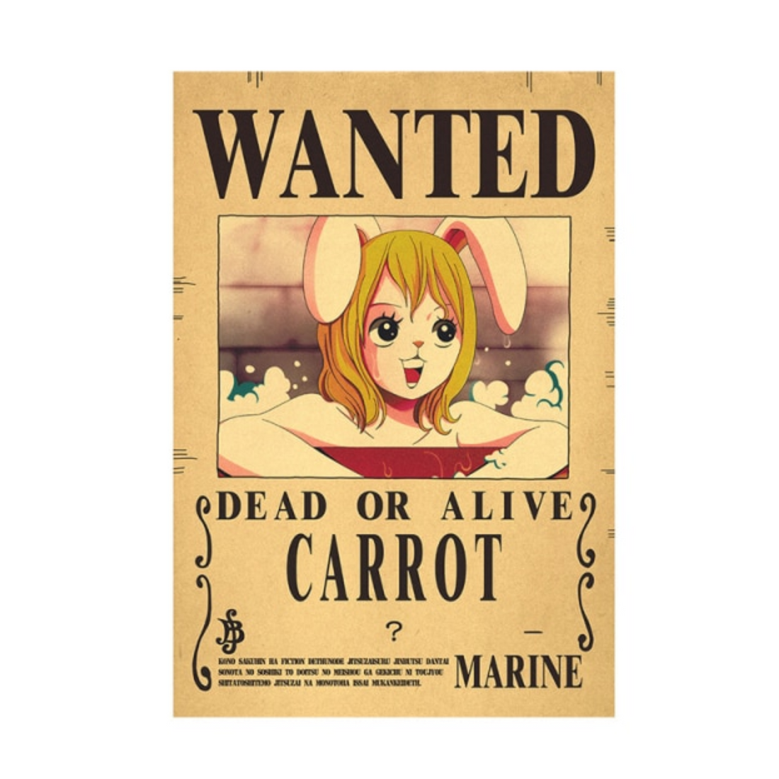 One Piece Bounty Poster