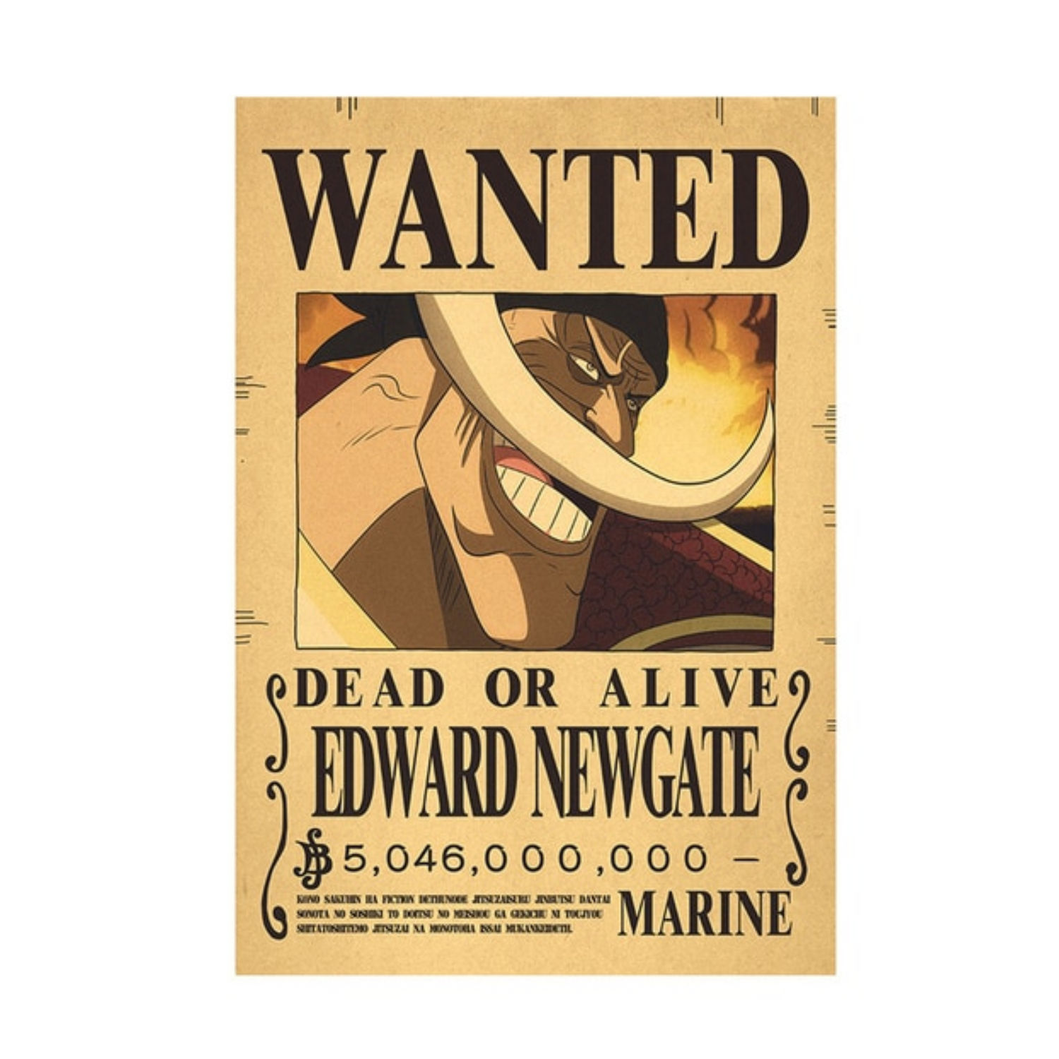 Whitebeard Bounty Poster