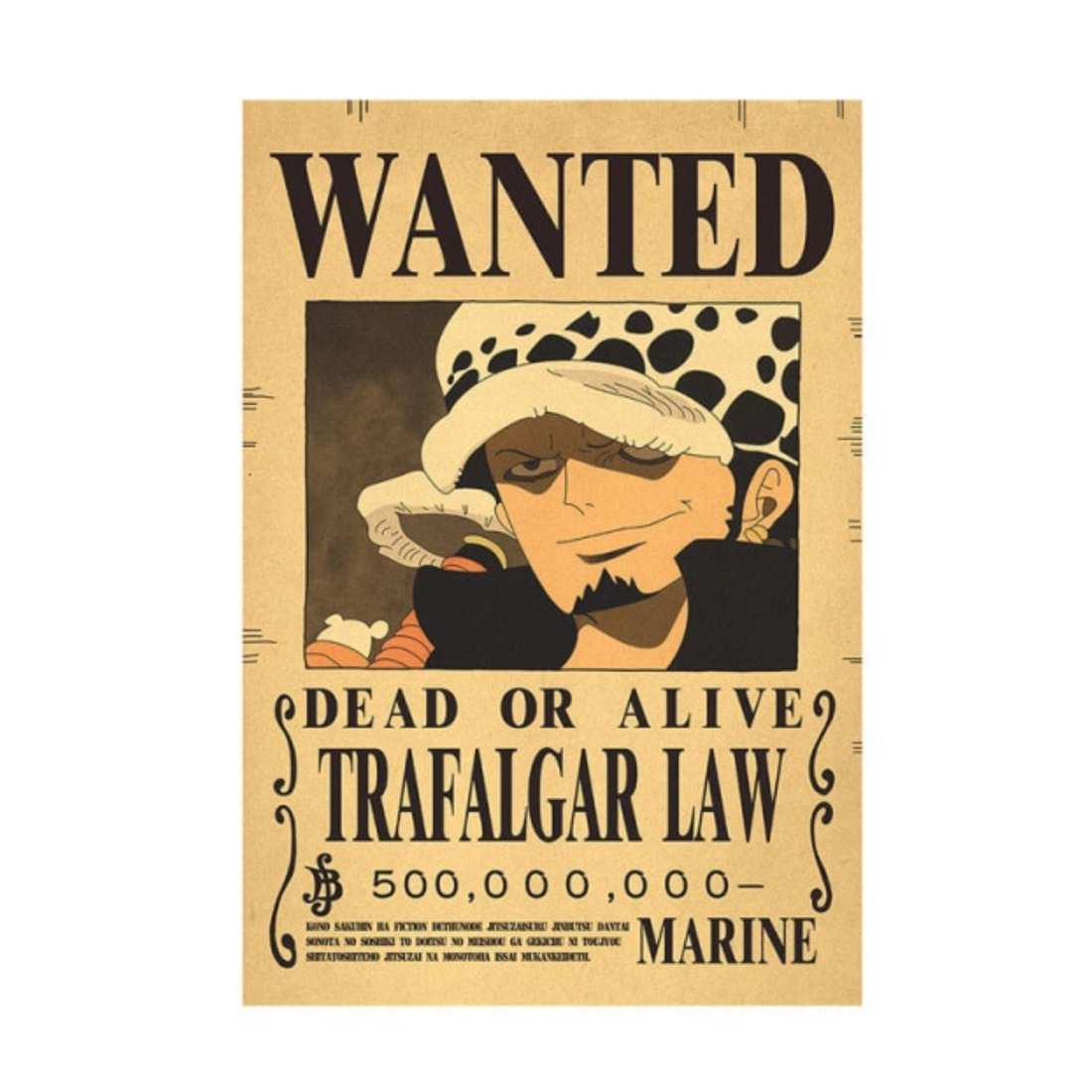 Trafalgar Law Affisch 