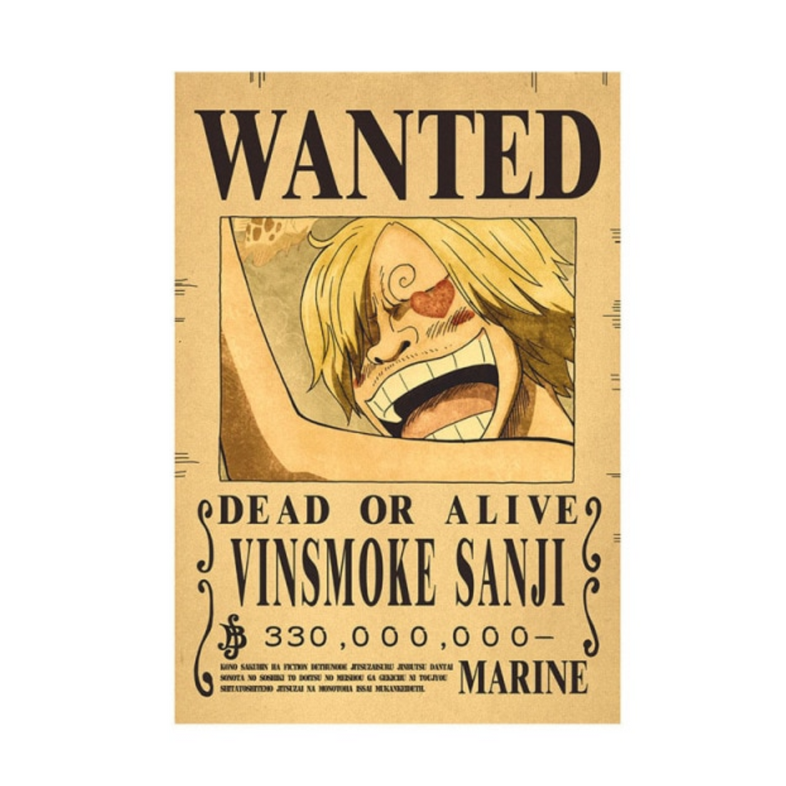 Anime Affisch Sanji