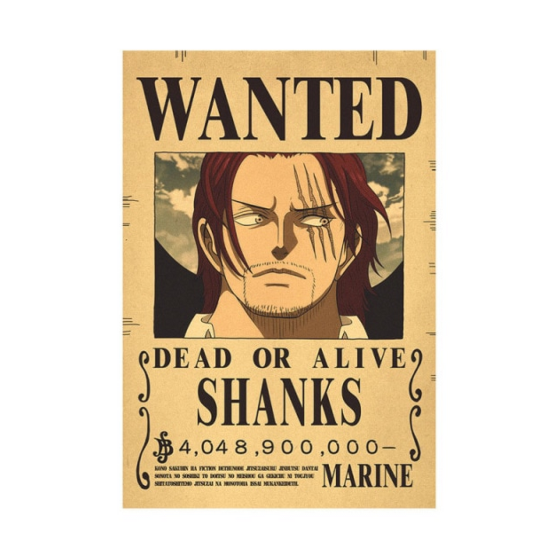 Anime Affisch Shanks