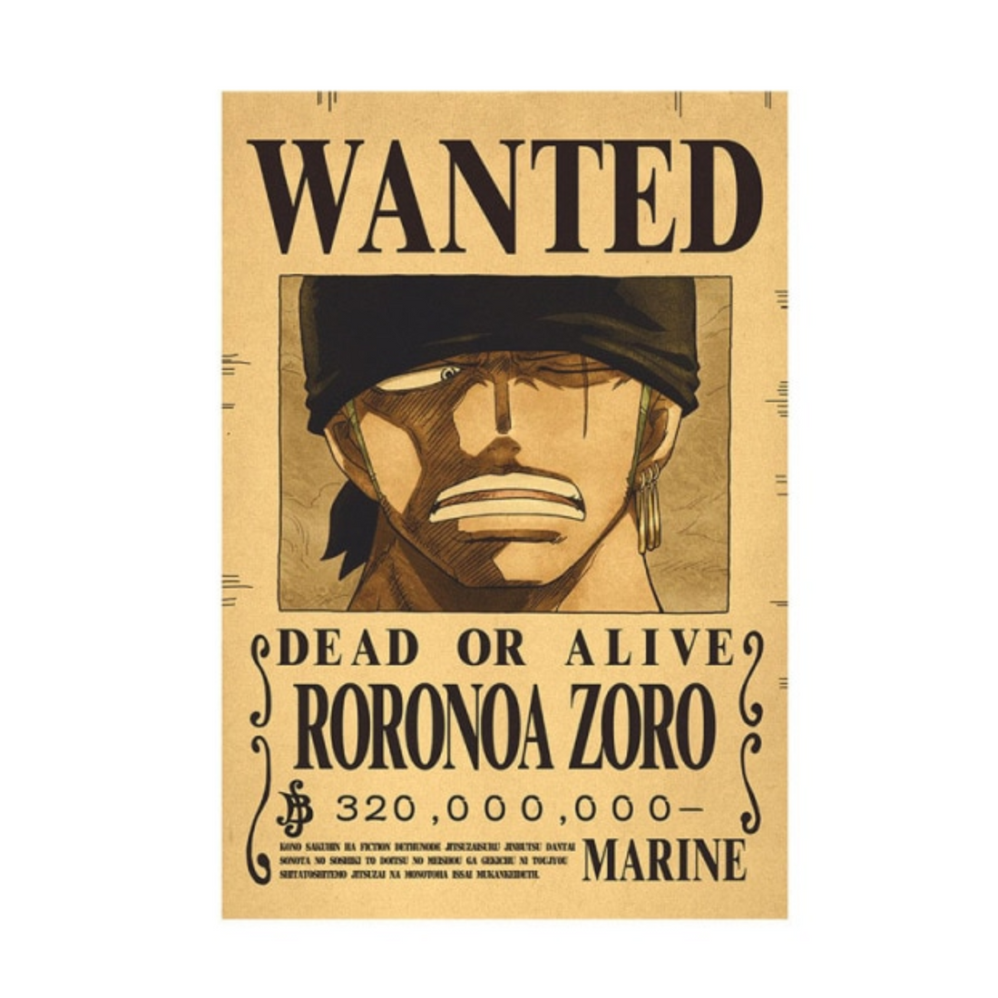 One Piece Bounty Poster