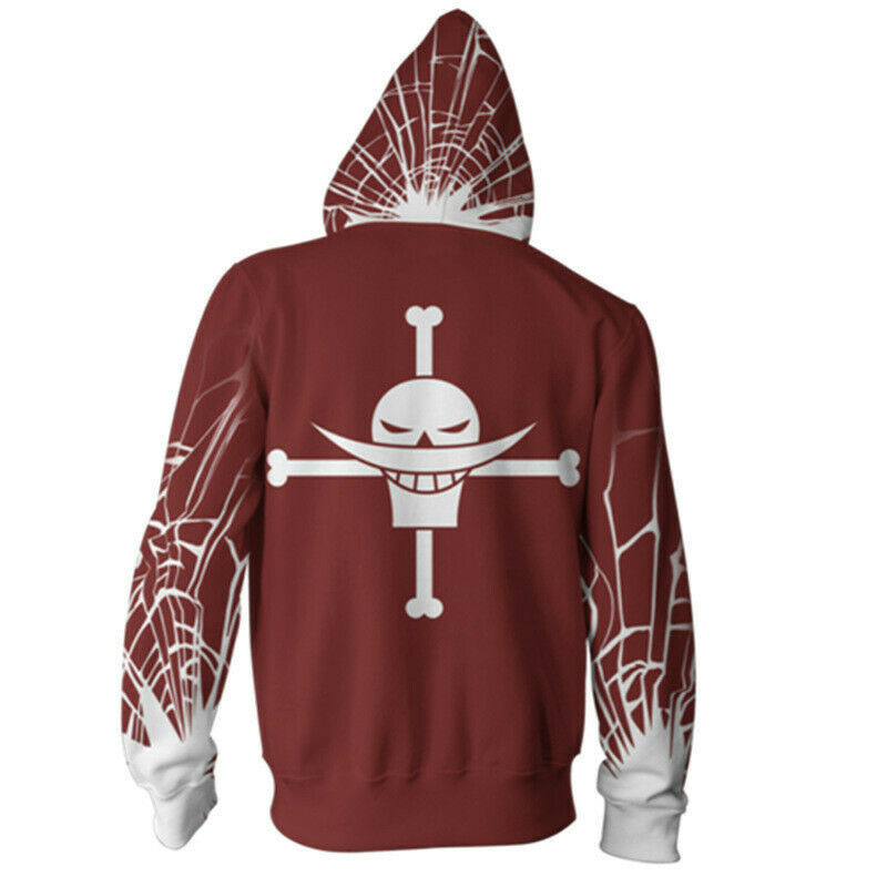 Manga Hoodie Vitskägg