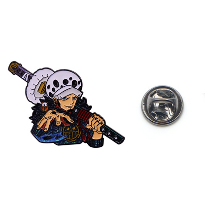 One Piece Enamel Pin Law